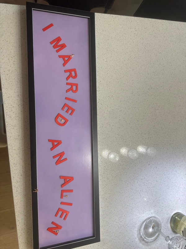 I married an alien by artist Teresa Green